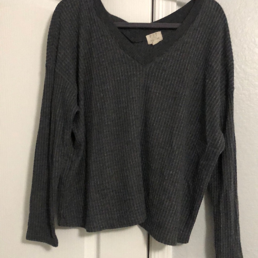 Gray long sleeve
